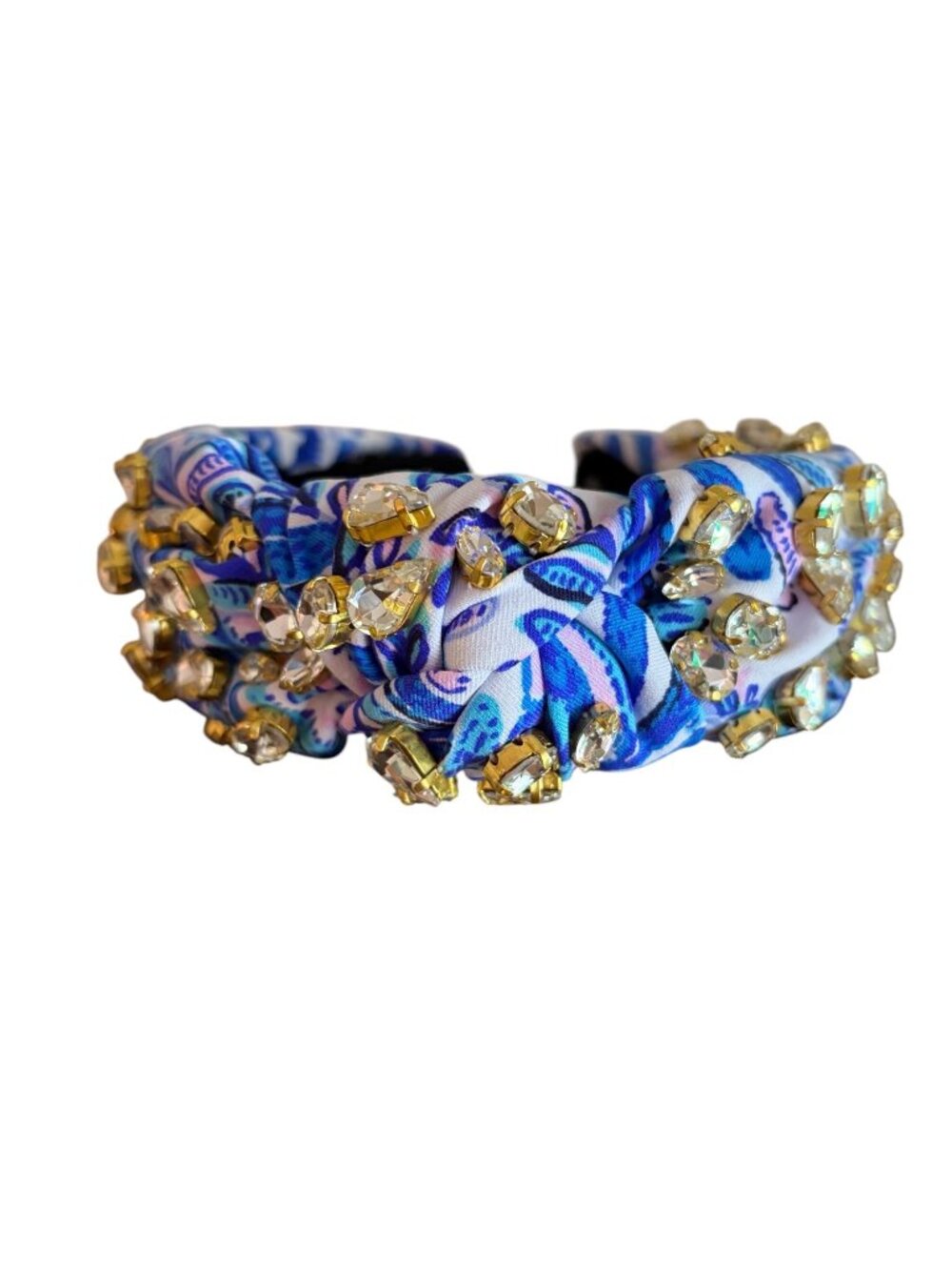 Lele Sadoughi and Lilly Pulitzer Crystal Knotted Embellished Bird is the Word H - Picture 4 of 8